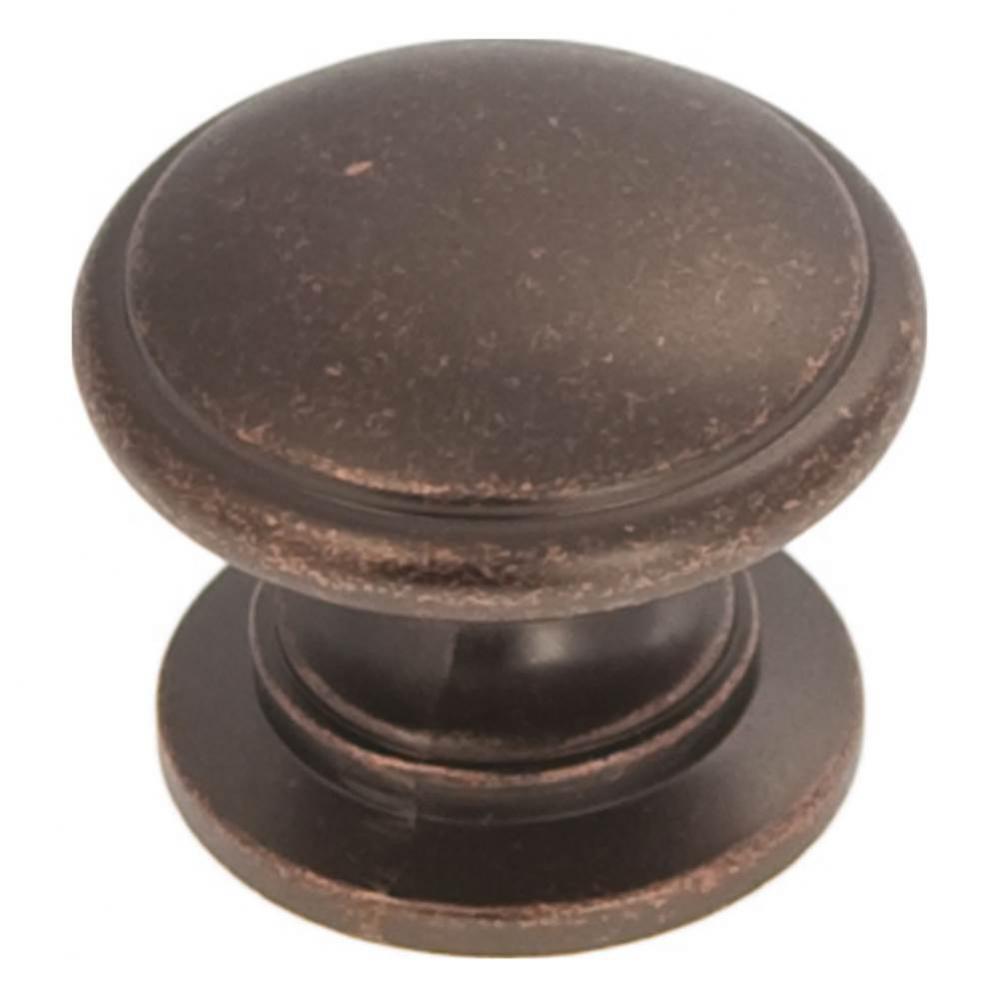 Williamsburg Collection Knob 1-1/4'' Diameter Dark Antique Copper Finish