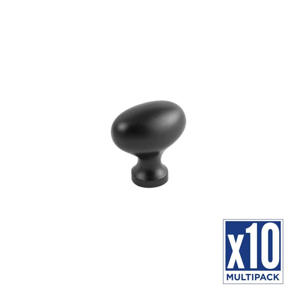 Knob 1-1/4 Inch X 13/16 Inch  (10 Pack)