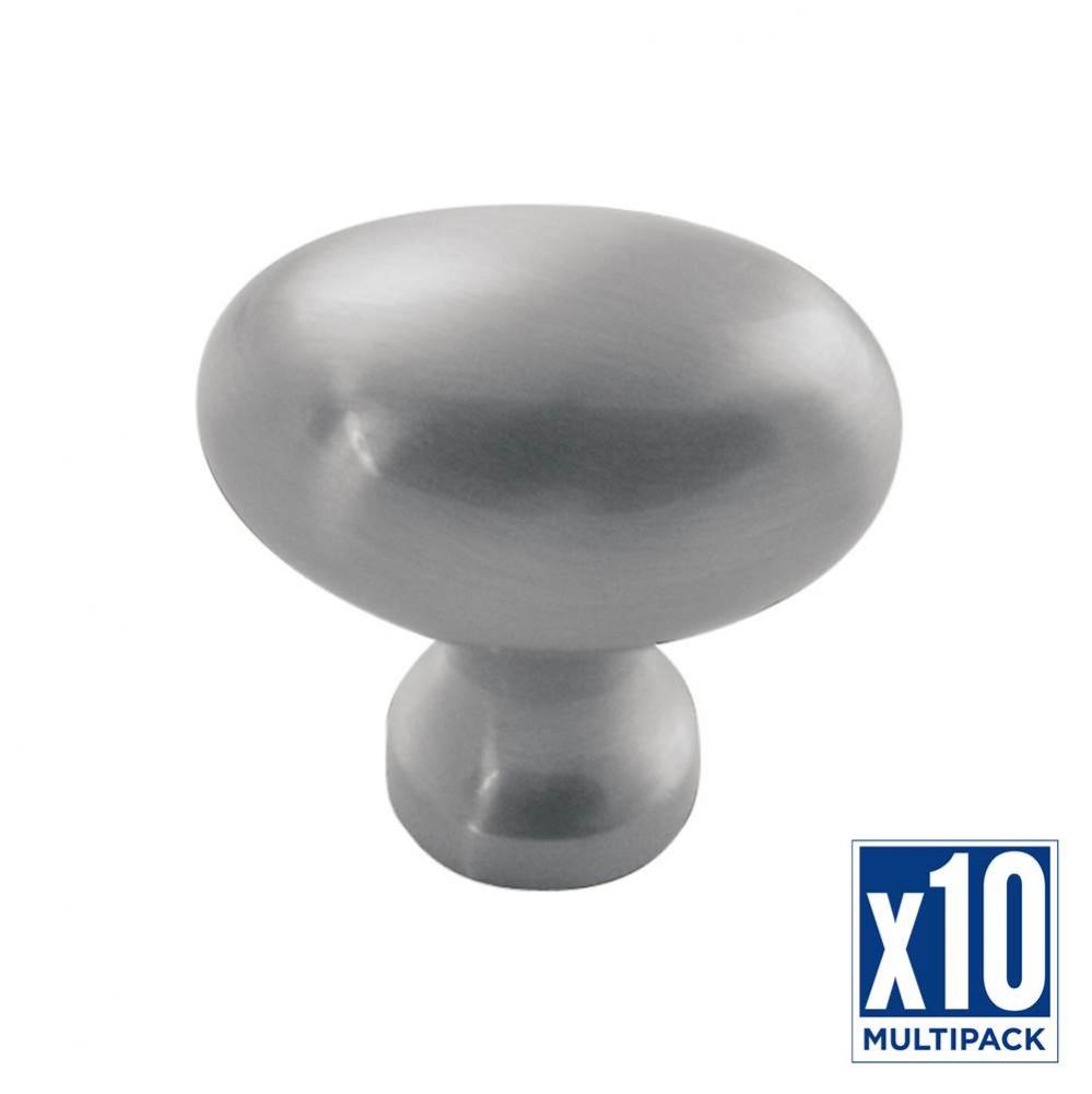 Knob 1-1/4 Inch X 13/16 Inch (10 Pack)
