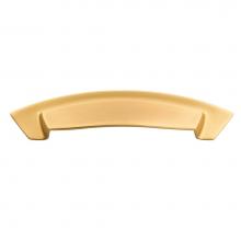 Hickory Hardware HH74642-FUB - Velocity Collection Cup Pull 3'' & 96mm C/C Flat Ultra Brass Finish