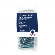 Hickory Hardware VP5000 - Screws No.8-32 X 1 Inch (15 Pack)