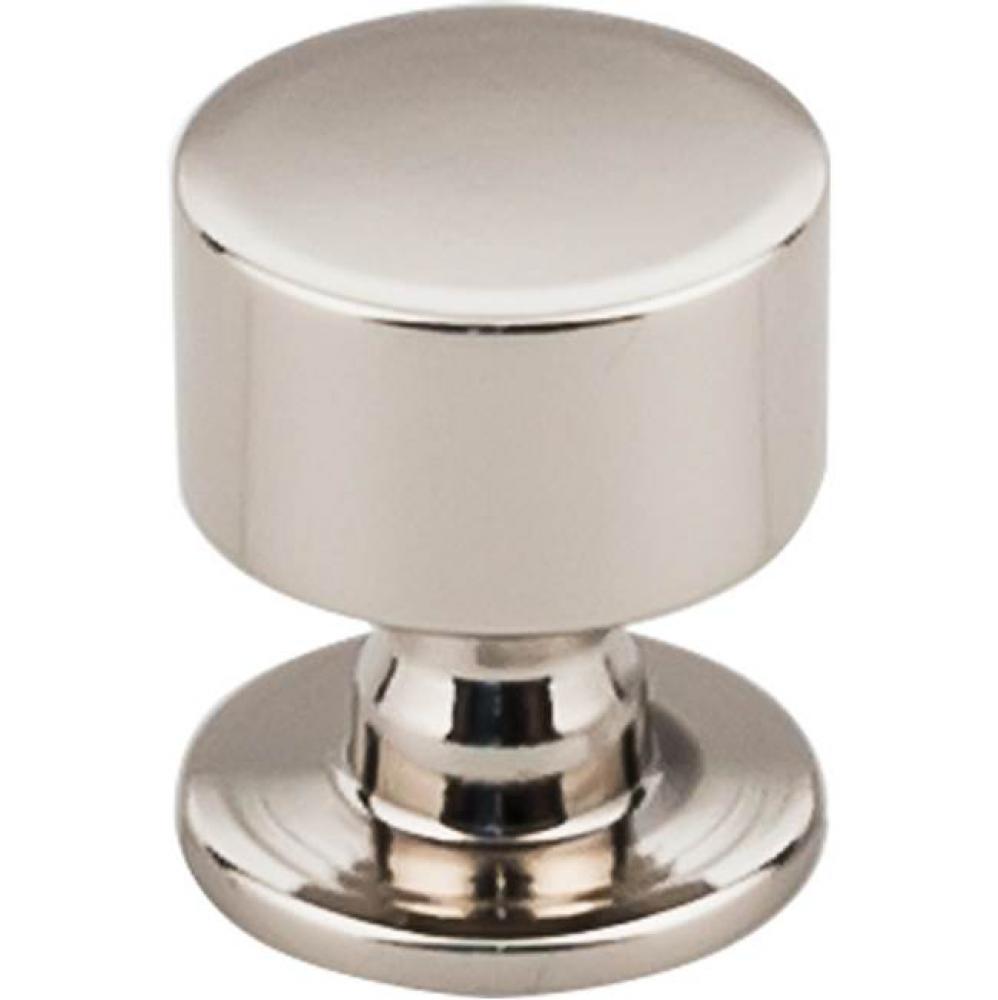 Lily Knob 1 1/8 inch Polished Nickel