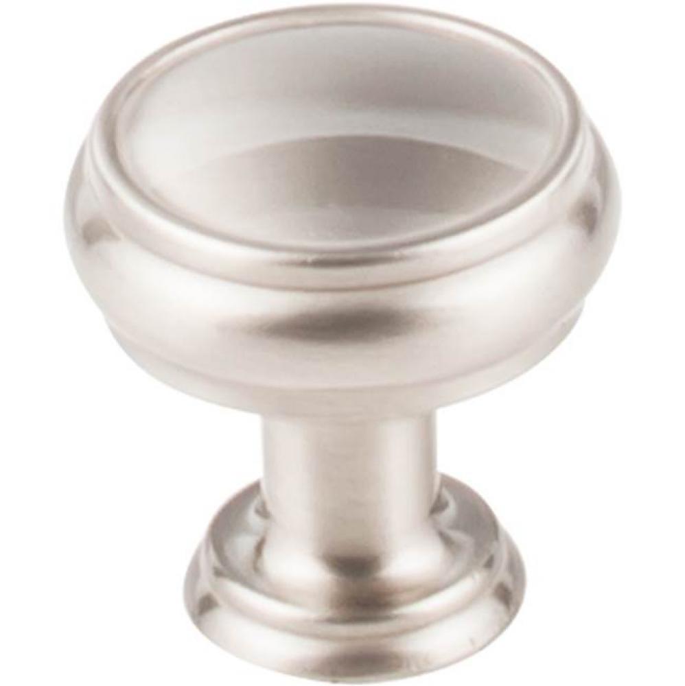 Eden Knob 1 3/16 Inch Brushed Satin Nickel