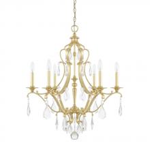 Capital 4186CG-CR - 6 Light Chandelier