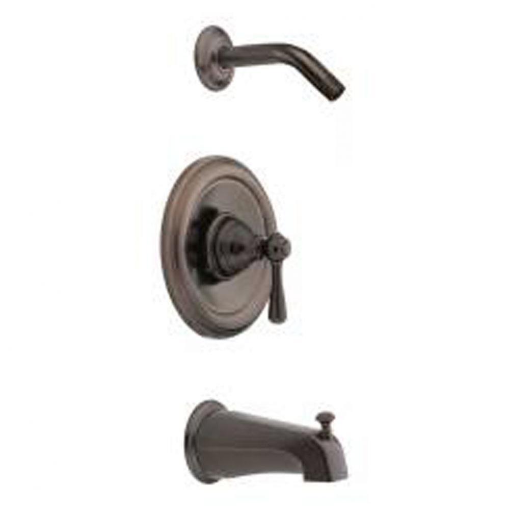 Oil rubbed bronze Posi-Temp tub/shower