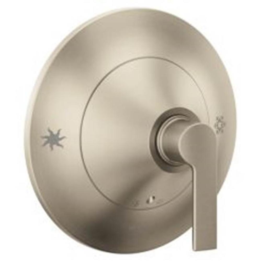 Brushed nickel Moentrol valve trim