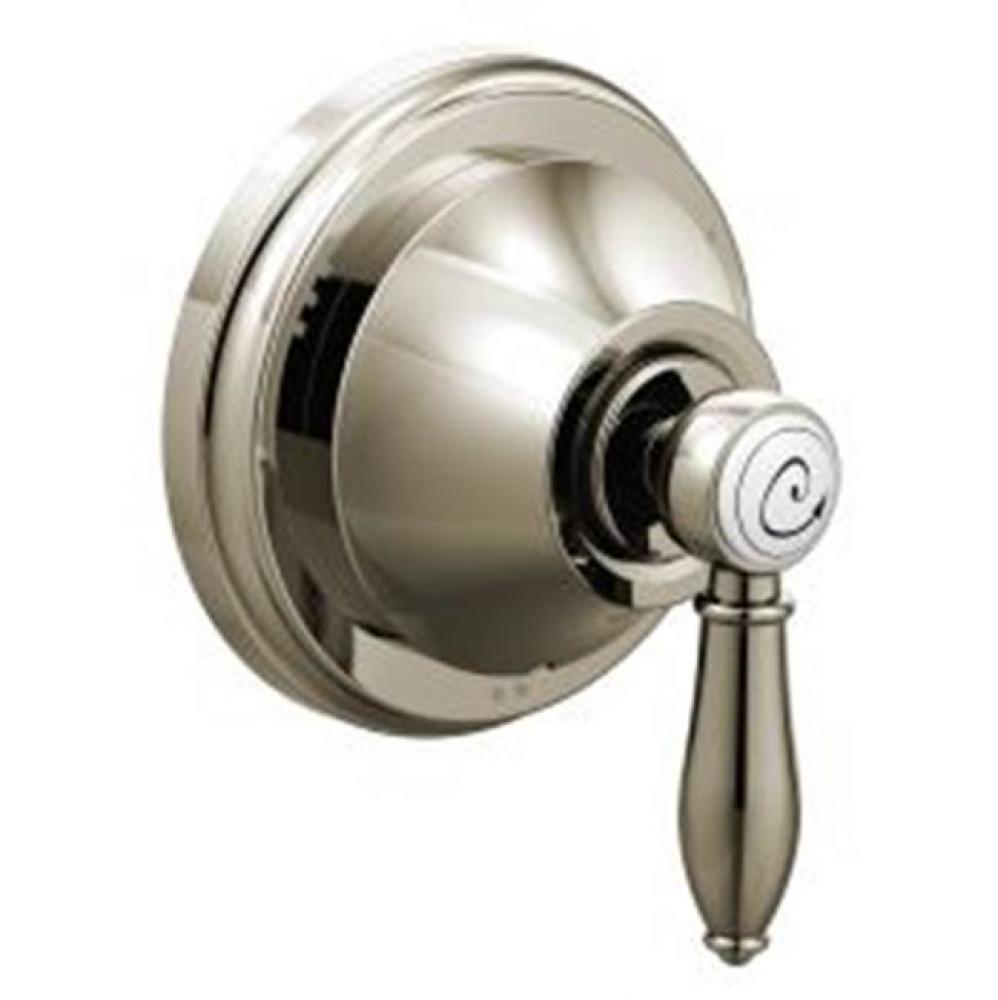 Polished nickel transfer valve trim