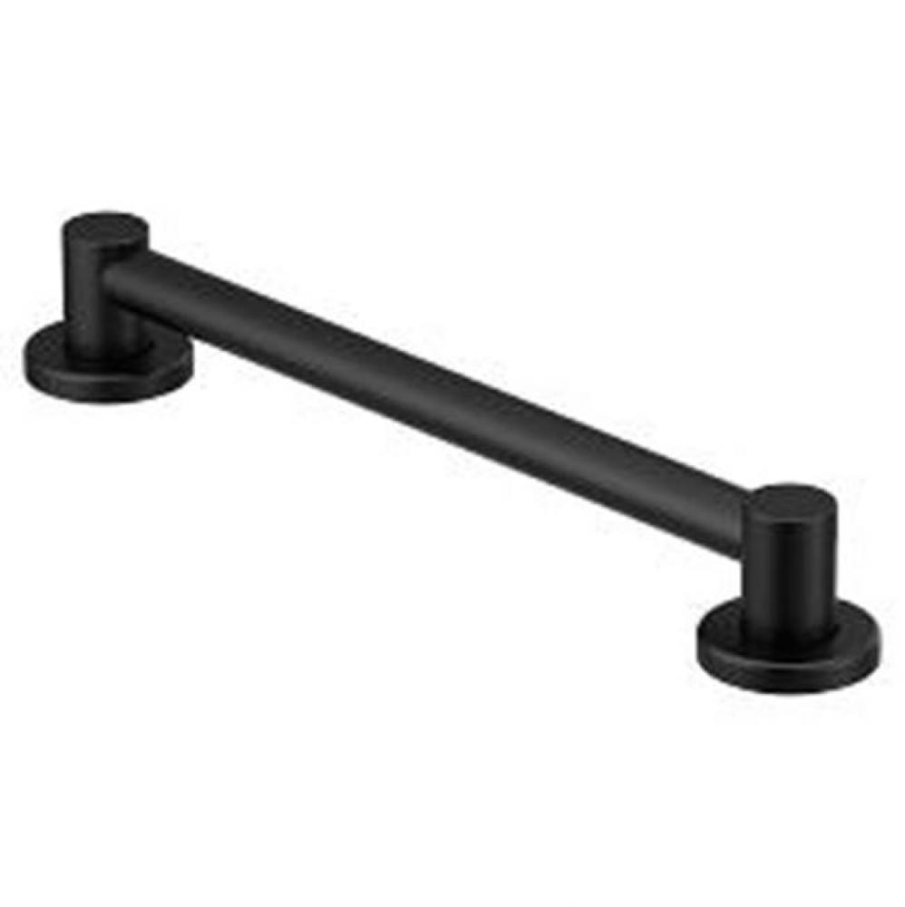 Matte Black 18'' Designer Grab Bar