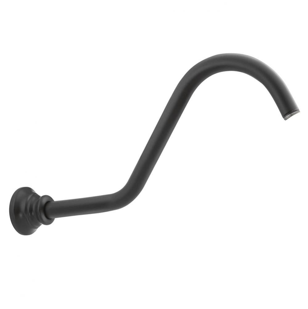 Waterhill Shower Arm, 14&apos;&apos;, Wrought Iron