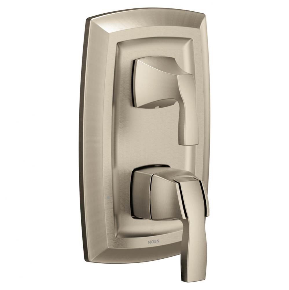 Voss M-CORE 3-Series 2-Handle Shower Trim with Integrated Transfer Valve in Brushed Nickel (Valve