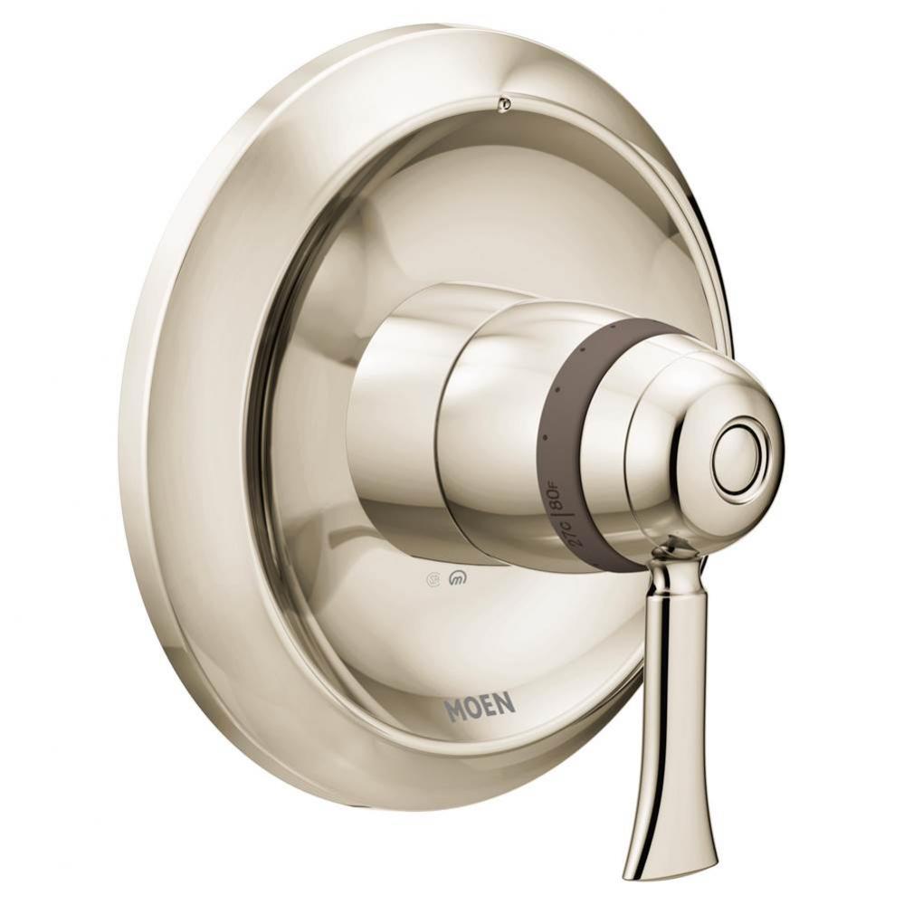 Wynford ExactTemp Thermostatic Valve Trim Kit, Valve Required, Polished Nickel