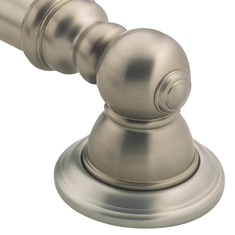 Brushed Nickel 36'' Designer Grab Bar