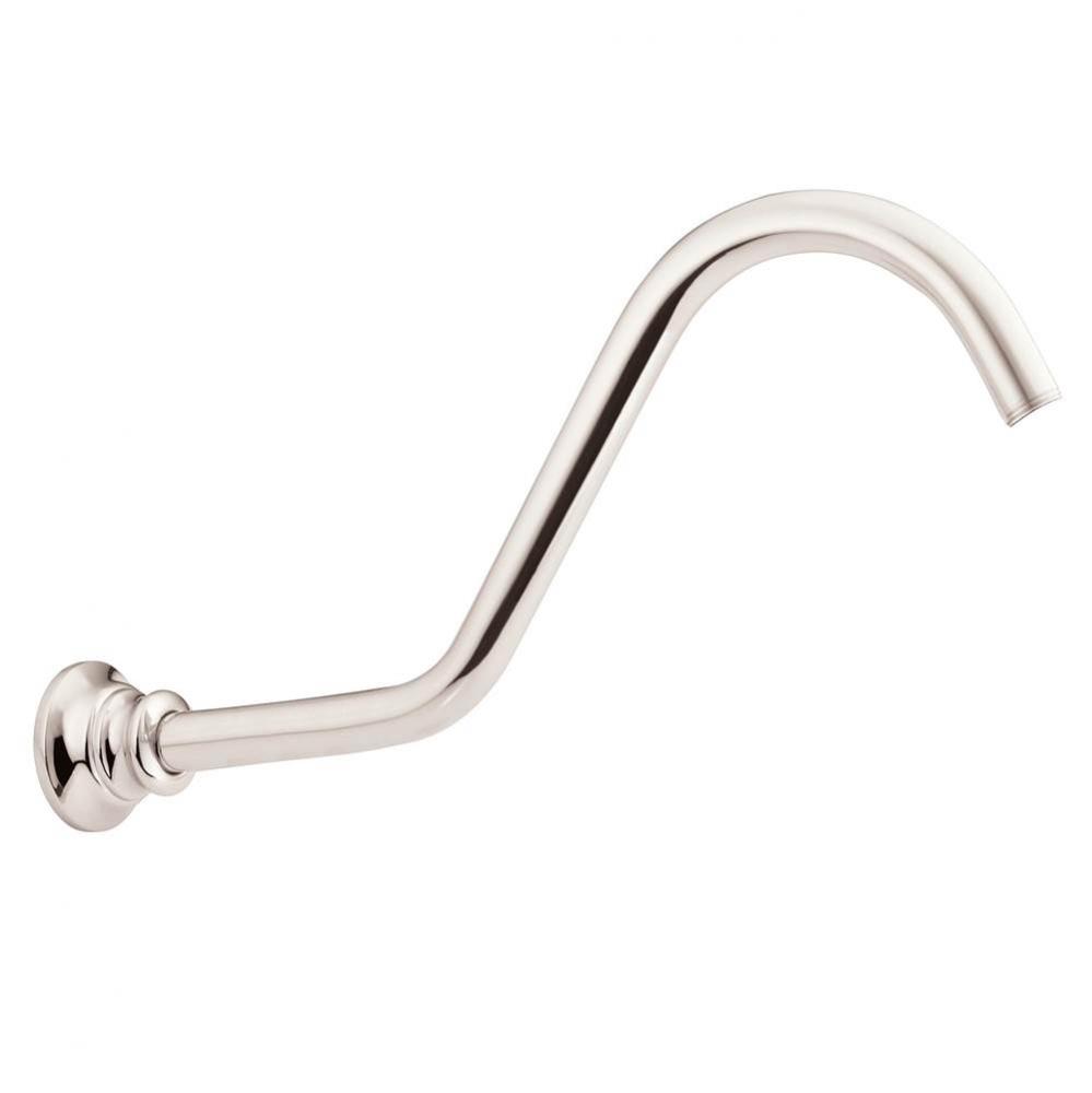 Waterhill 14-Inch Shower Arm, Polished Nickel