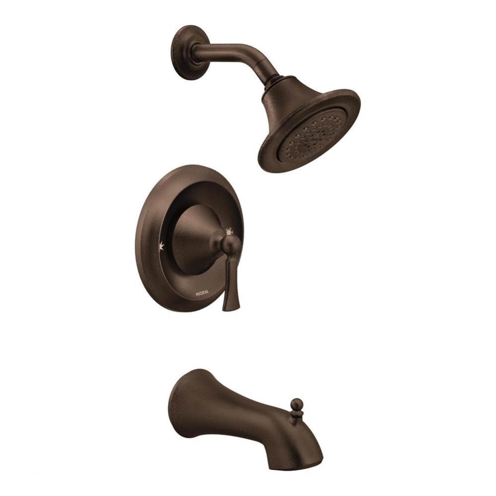 Wynford Single-Handle 1-Spray Tub and Shower Faucet Trim Kit in Oil Rubbed Bronze (Valve Sold Sepa
