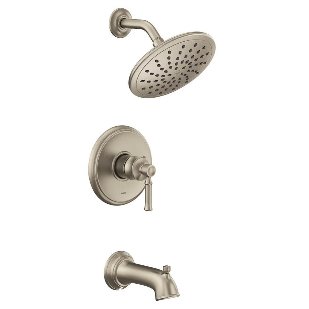 Dartmoor M-CORE 2-Series Eco Performance 1-Handle Tub and Shower Trim Kit in Brushed Nickel (Valve