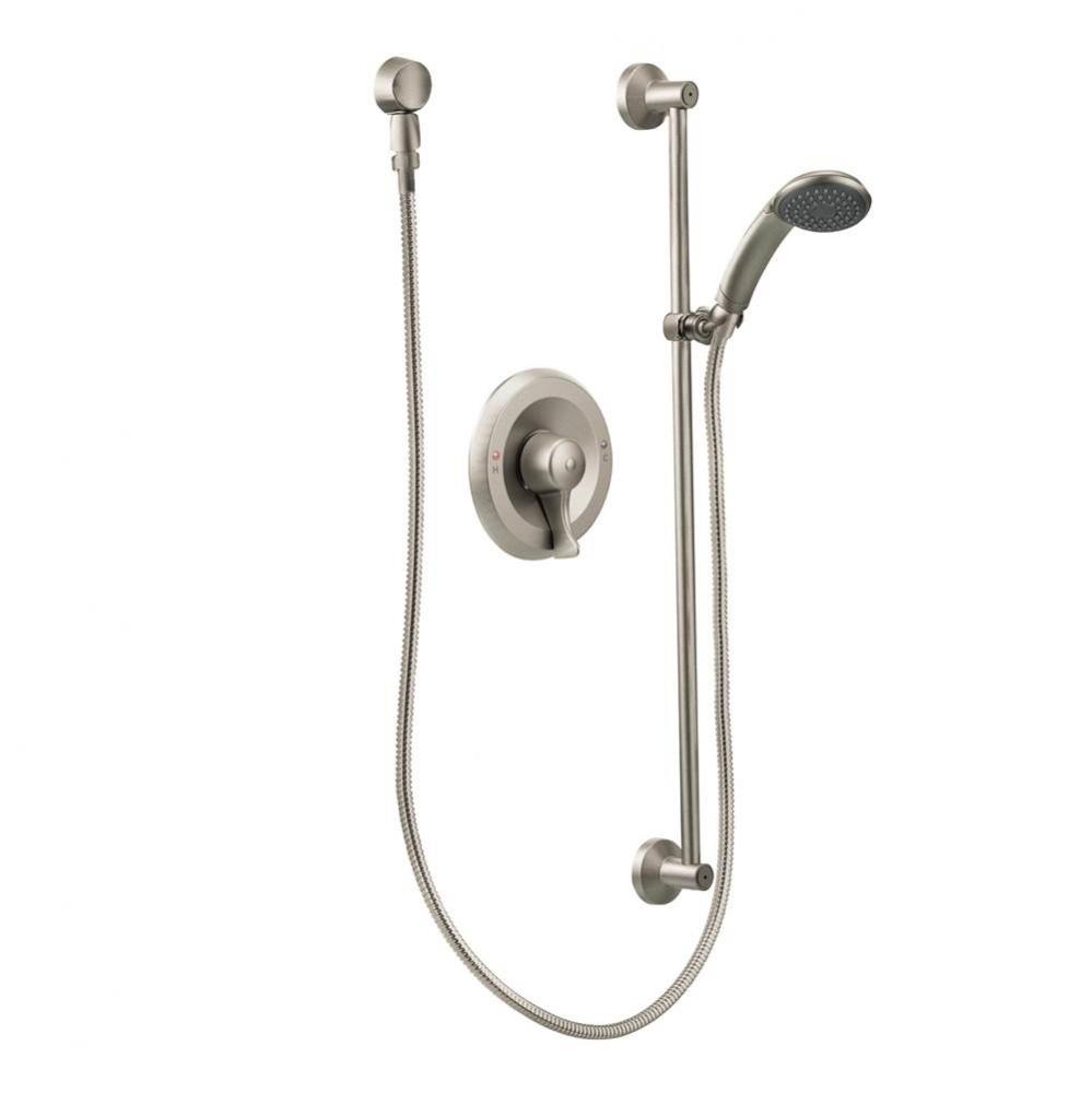 Classic brushed nickel Posi-Temp(R) all-metal trim kits
