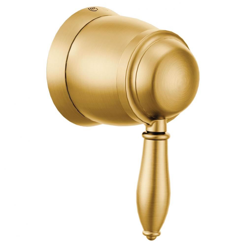 Weymouth Volume Control Valve Trim, Brushed Gold