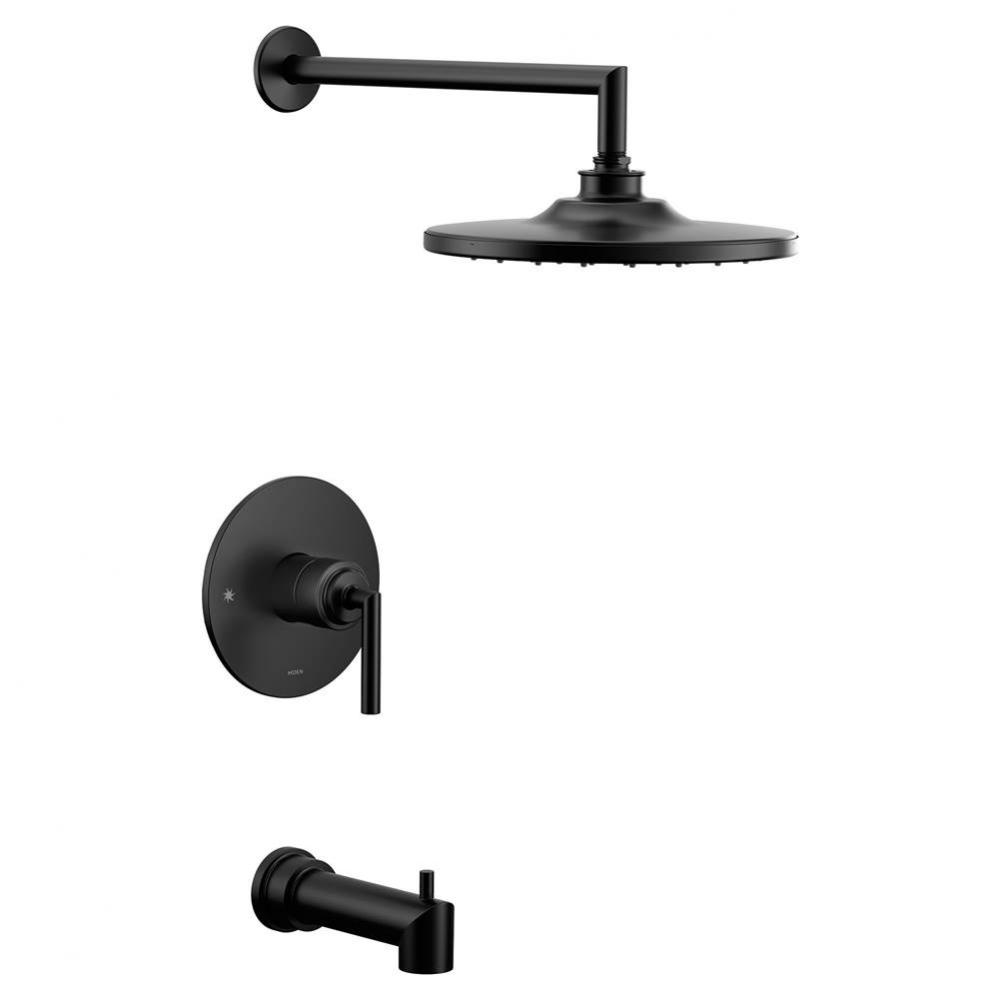 Arris M-CORE 3-Series 1-Handle Eco-Performance Tub and Shower Trim Kit in Matte Black (Valve Sold