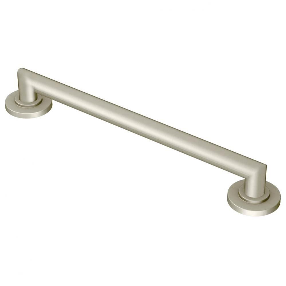 Bathroom Safety 18-Inch Stainless Steel Modern Bathroom Grab Bar, Brushed Nickel