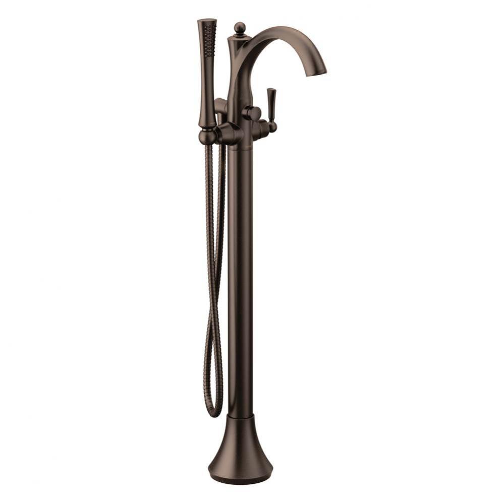 Wynford One-Handle Freestanding Floor Mount Tub Filler with Handshower, Includes Interchangeable H