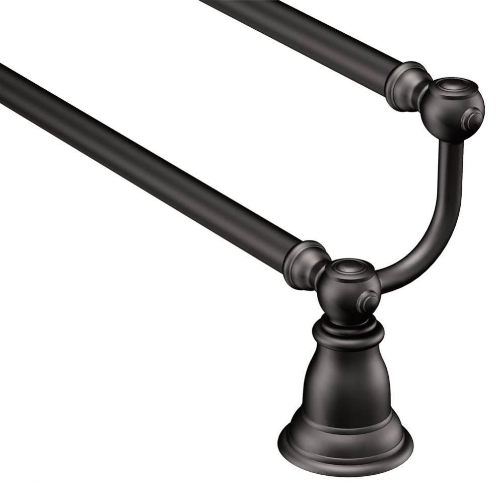 Wrought Iron 24'' Double Towel Bar