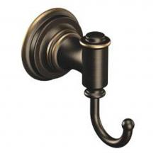 Moen DN9103BRB - Mediterranean bronze single robe hook