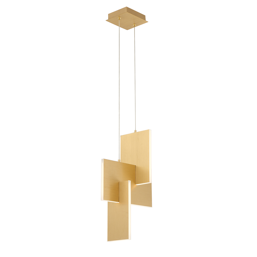 COBURG,PENDANT,LED,SML,GOLD