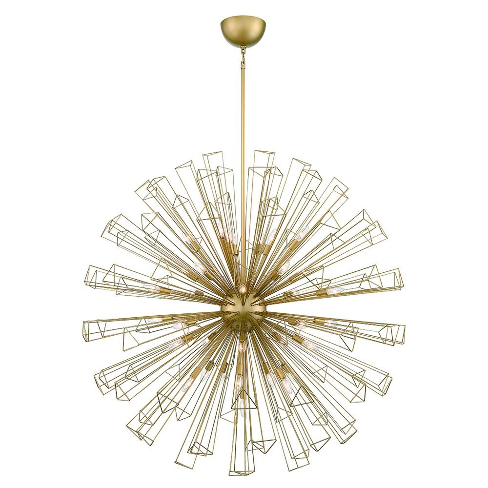 DENDELIO,35LT CHANDELIER,GLD