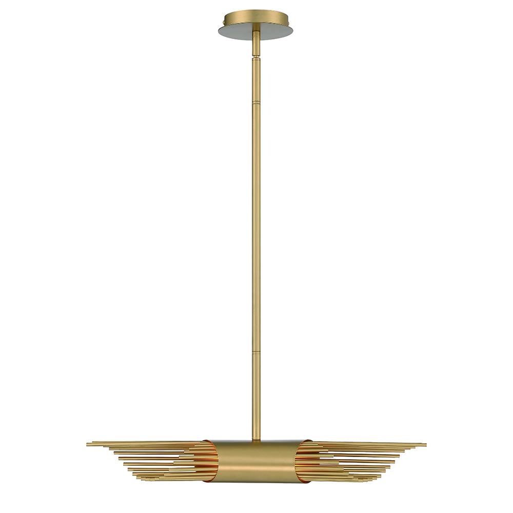 UMURA,24IN,2LT CHANDELIER,GLD