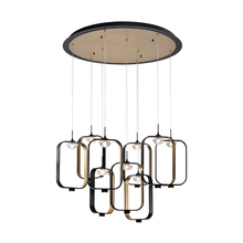 Eurofase 37079-017 - DAGMAR,CHANDELIER,LED,BLACK