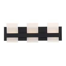 Eurofase 35655-028 - Cambridge,3LT Led Bathbar, BLK