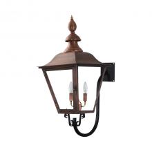 Primo Gas Lanterns OA-33E_GN - Two Light Gooseneck Bracket