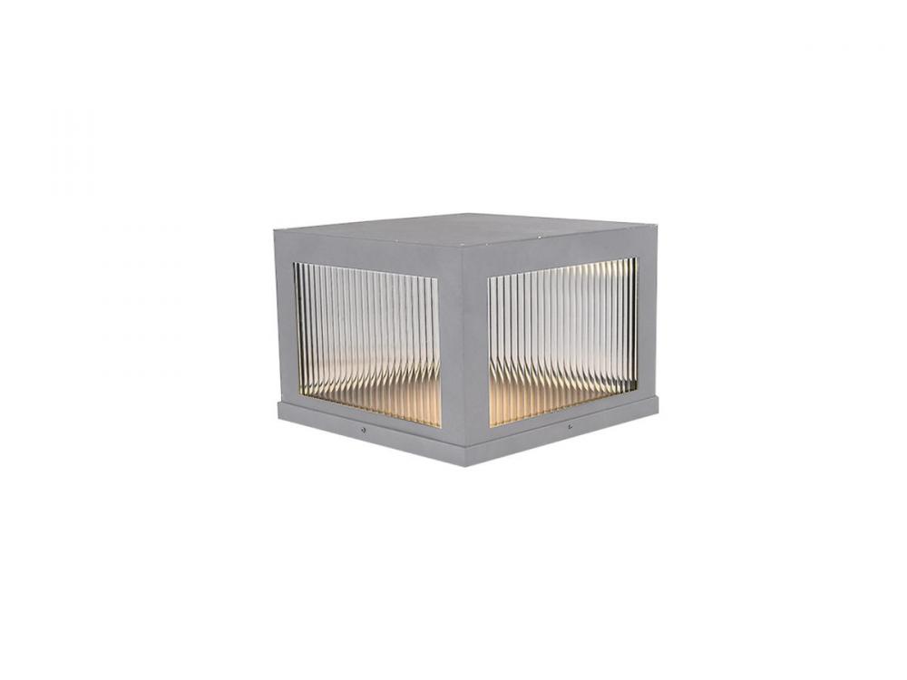Avenue Outdoor Silver Pillar Sconce