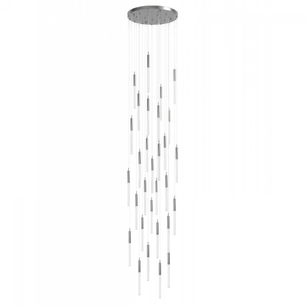 Main Street Collection 31 Light Snow Acyrlic Multi Port Pendants