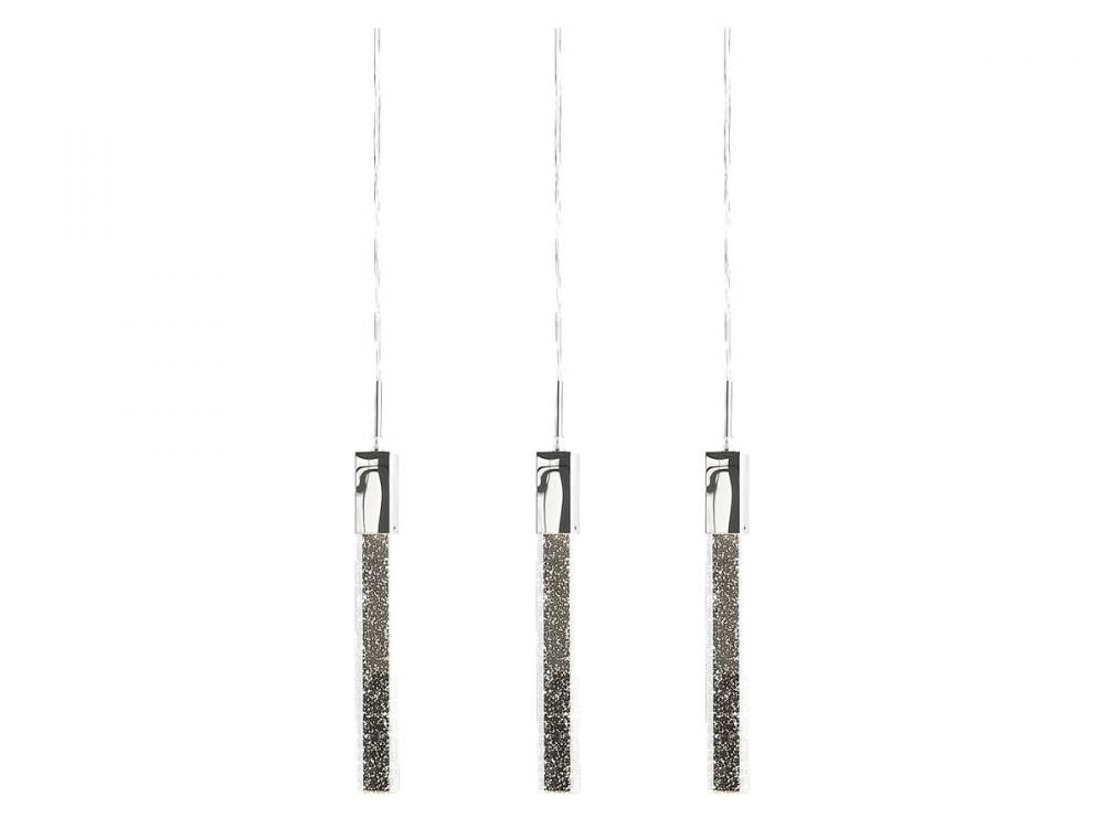 The Original Glacier Collection 3 Light Bubbled Crystal Multi Port Pendant