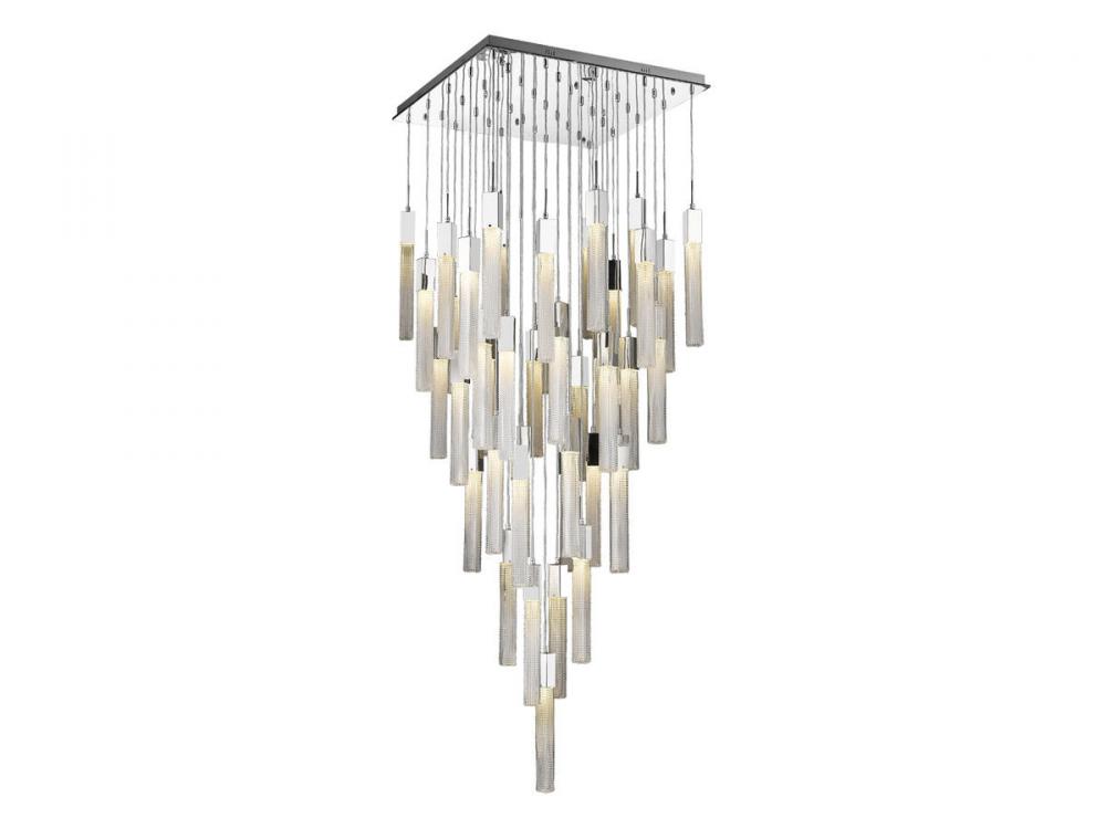 Boa Collection 41 Light Studded Glass Multi Port Pendant