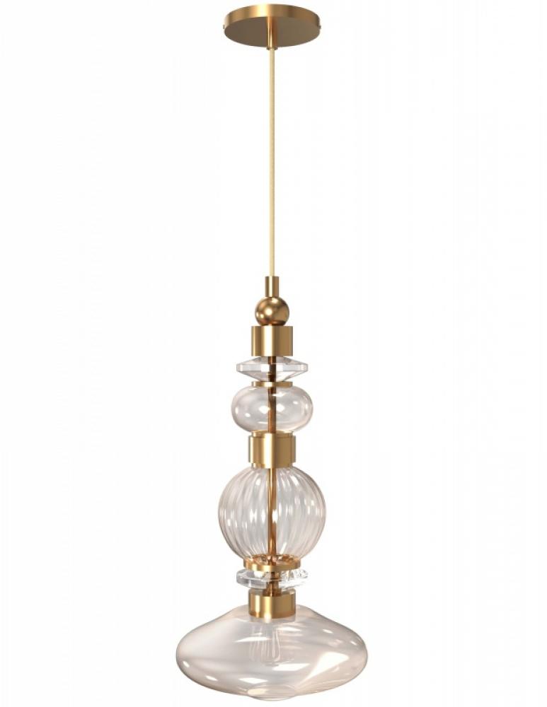 Avra Glass And Metal Pendant