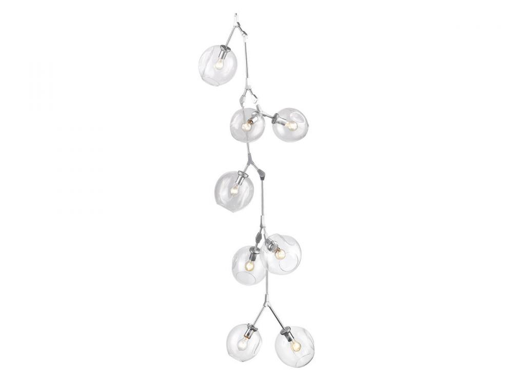 Fairfax Ave. 10 Light Glass Globe Chandelier