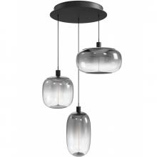 Avenue Lighting HF9173-BK - Monaco 3 Light Multi Port Pendant