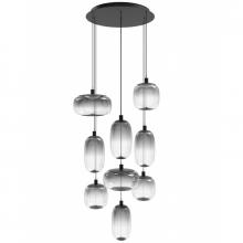 Avenue Lighting HF9179-BK - Monaco 9 Light Multi Port Pendant