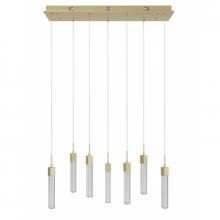 Avenue Lighting HF1900-7-BOA-BB - Boa Collection 7 Light Studded Glass Multi Port Pendant
