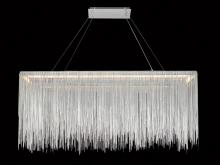 Avenue Lighting HF1201-CH - Fountain Ave. Chrome Jewelry Rectangle Hanging Chandelier
