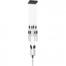 Avenue Lighting HF1905-13-BOA-BK - Boa Collection 13 Light Studded Glass Multi Port Pendant