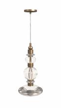Avenue Lighting HF7901-AB - Avra Glass And Metal Pendant