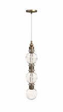 Avenue Lighting HF7903-AB - Avra Glass And Metal Pendant