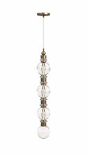 Avenue Lighting HF7904-AB - Avra Glass And Metal Pendant