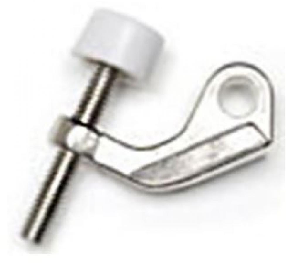 CHROME DOOR HINGE STOP