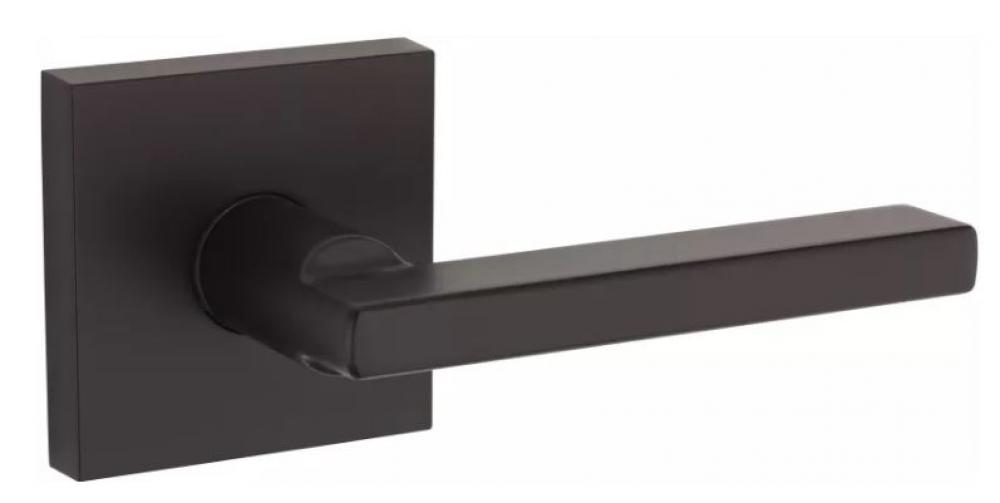 Halifax Passage with Square Rosette in Iron Black