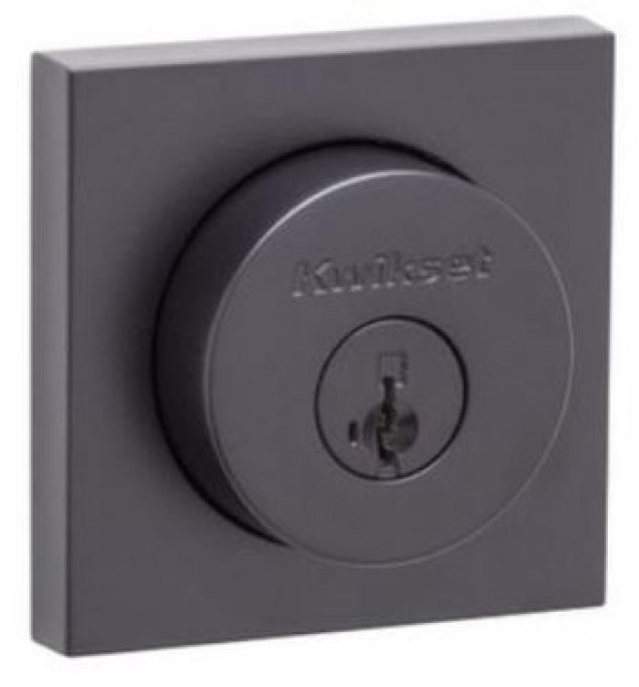 DEADBOLT IN SATIN BLACK