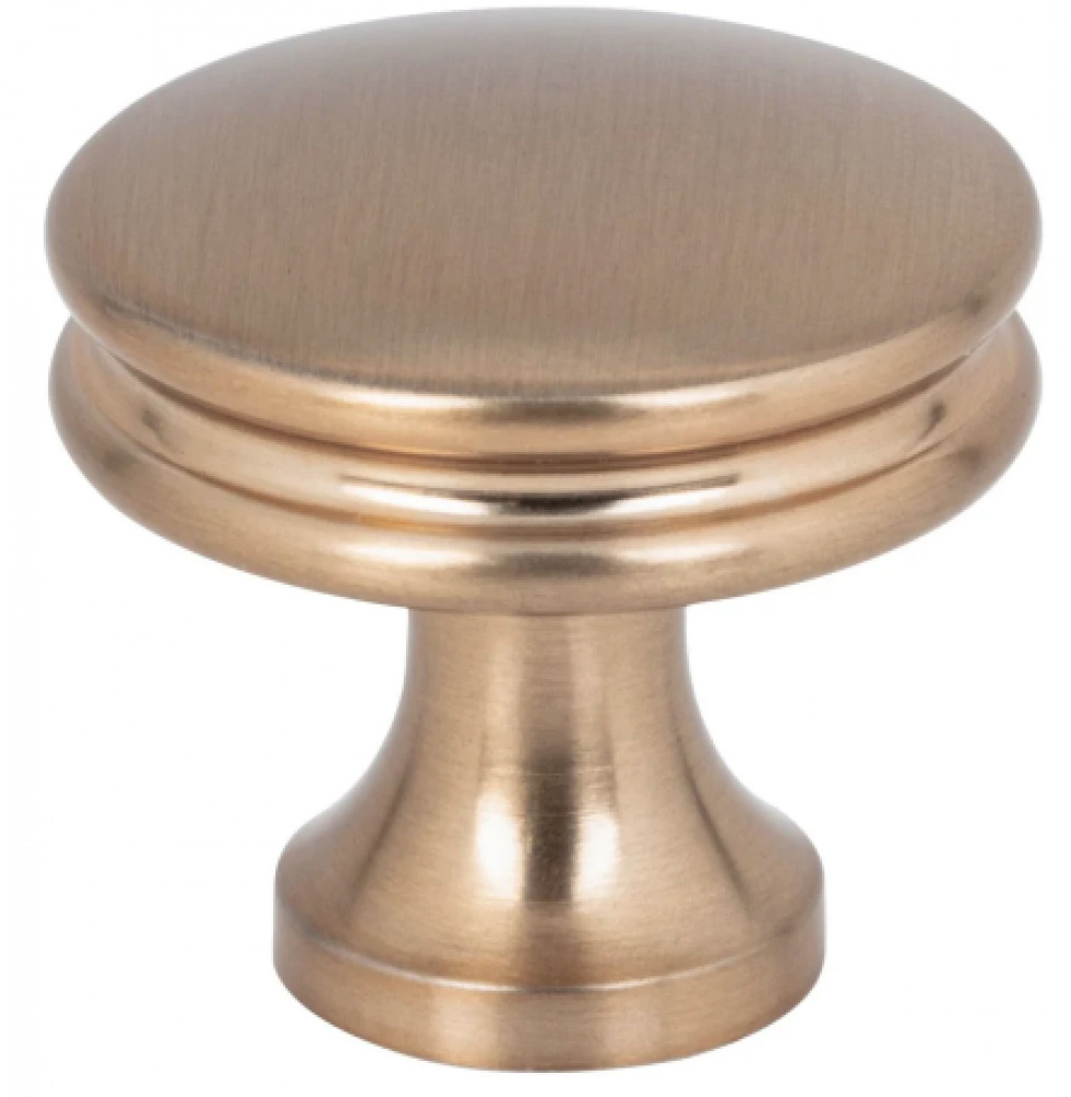 1-1/4&#34; Diameter Satin Bronze Marie Cabinet Knob